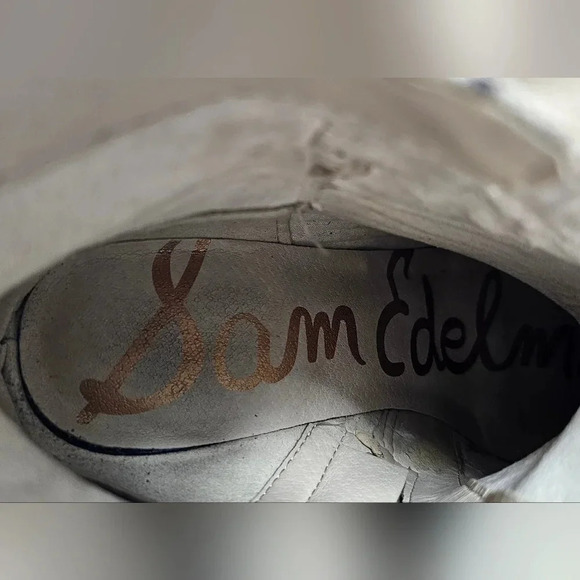 Sam Edelman Women's Leonia Block Heel Leather Snake Print Booties Size 6 - Picture 12 of 16